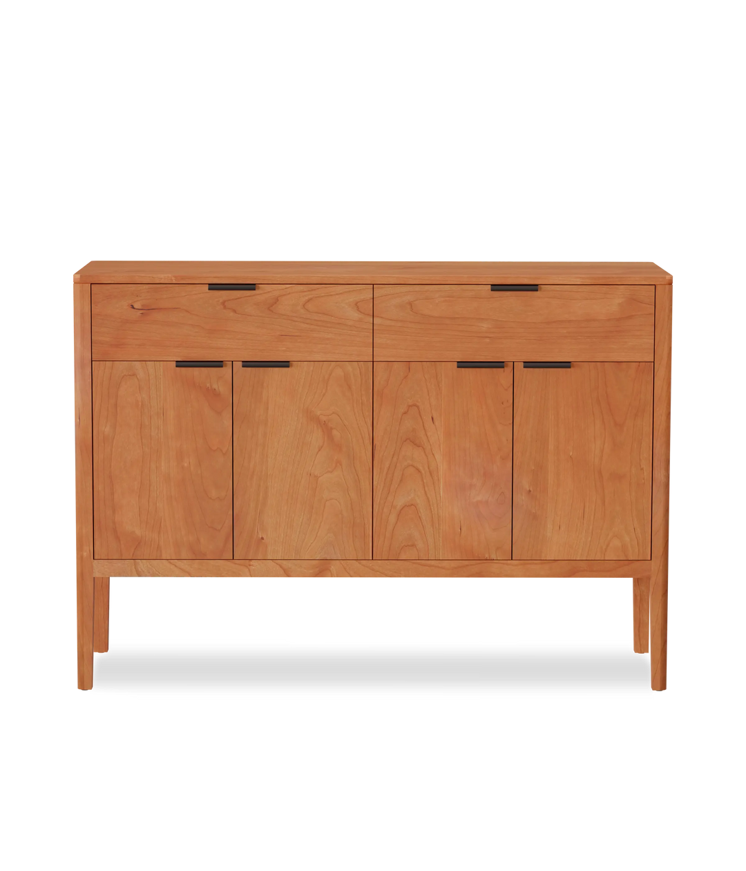 Cherry w/Black leather pulls