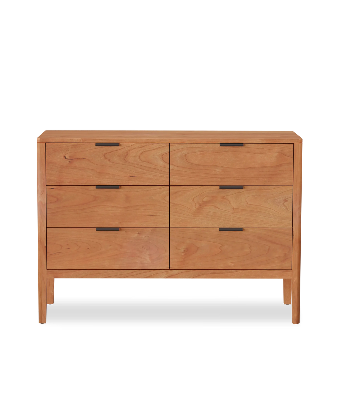 Cherry w/Black leather pulls