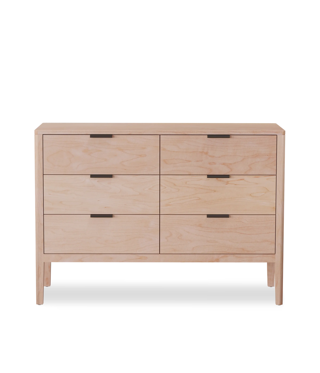 Maple w/Black leather pulls