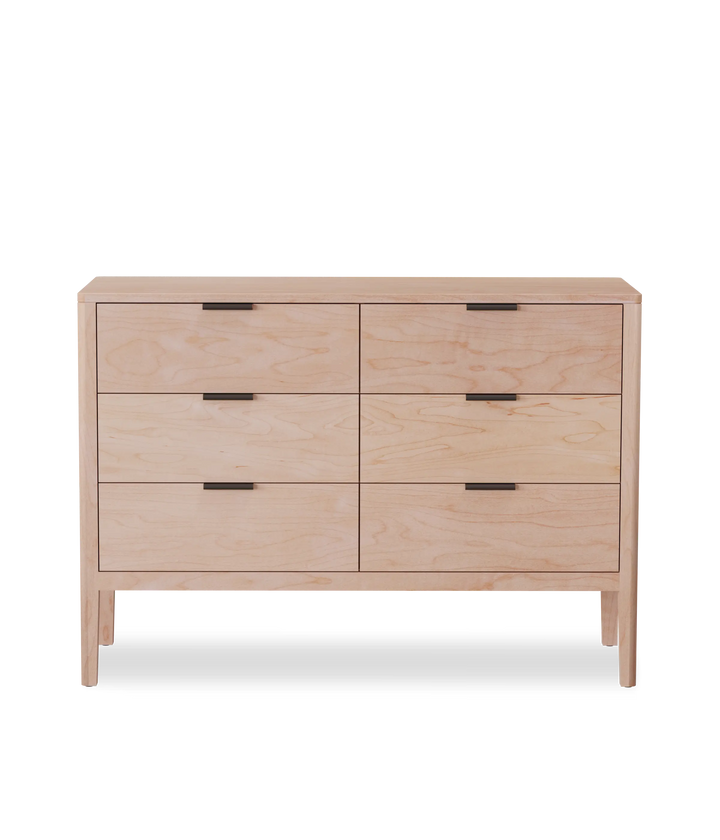 Maple w/Black leather pulls