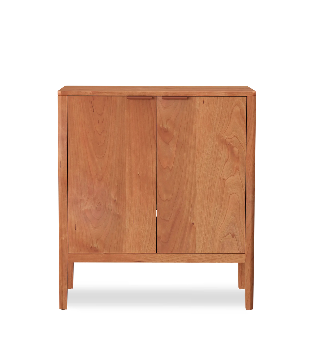 Cherry w/Brown leather pulls