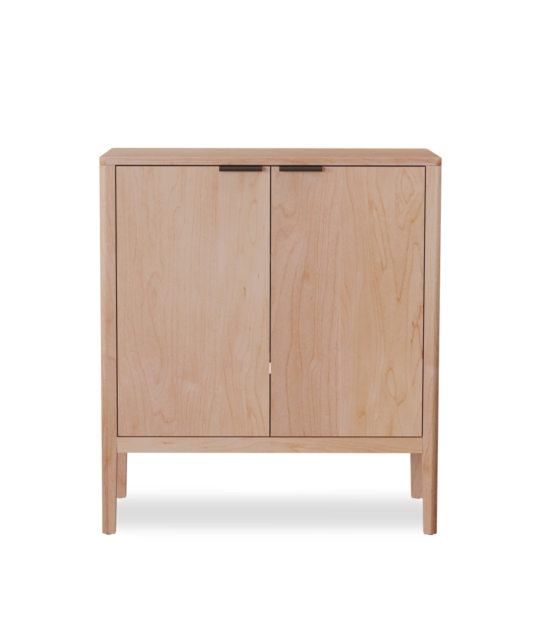 Maple w/Black leather pulls