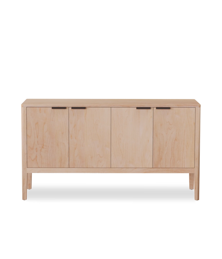 Maple w/Black Leather pulls