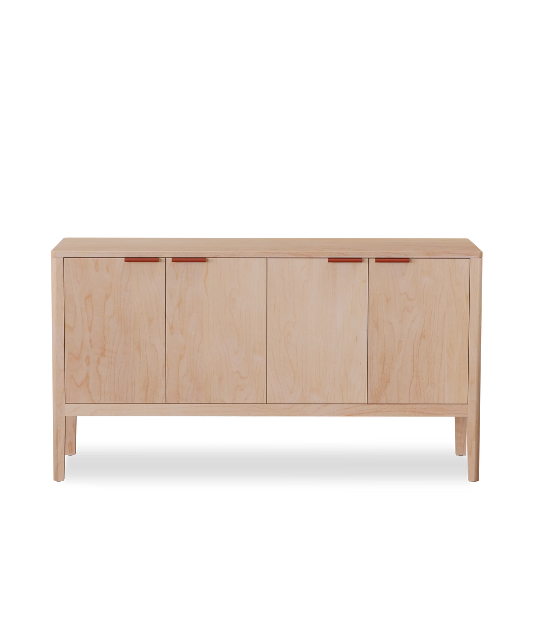 Maple w/Brown leather pulls