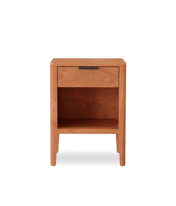 Cherry w/Black leather pull