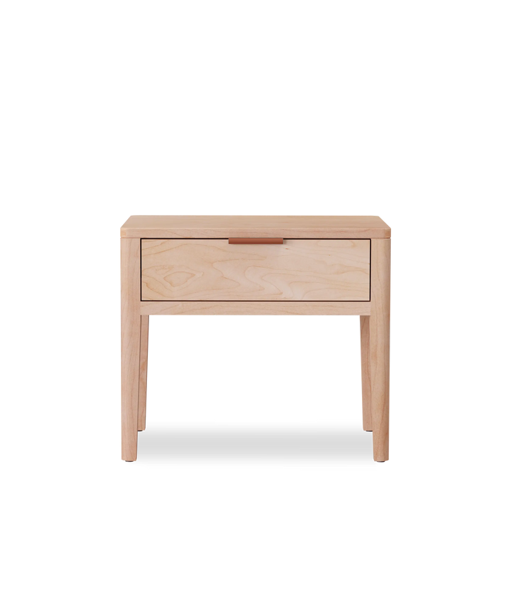 Maple w/Brown leather pull