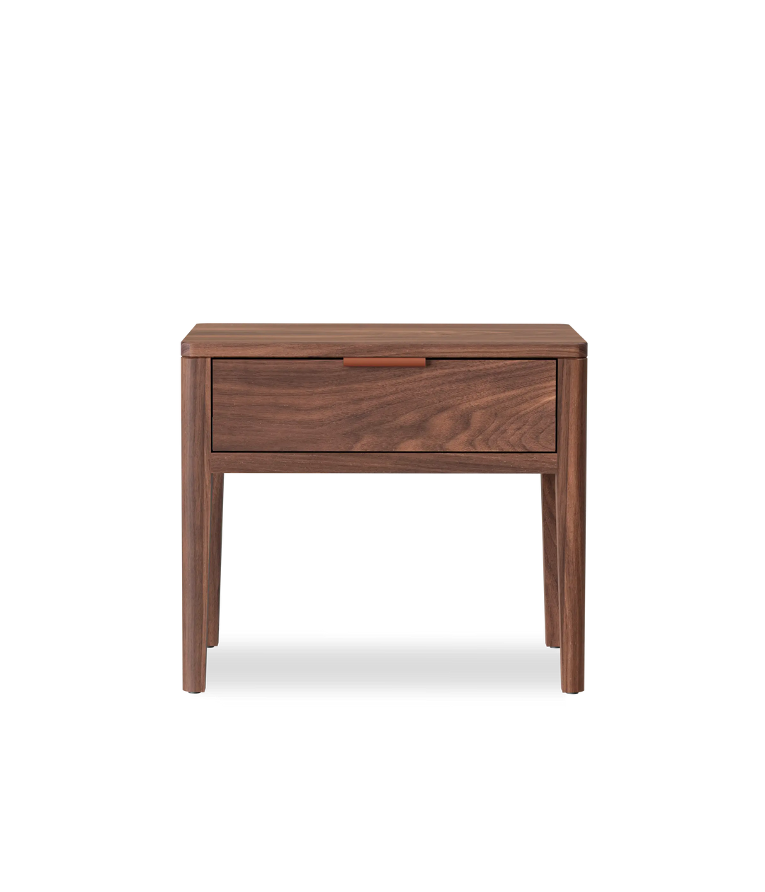 Walnut w/Brown leather pull