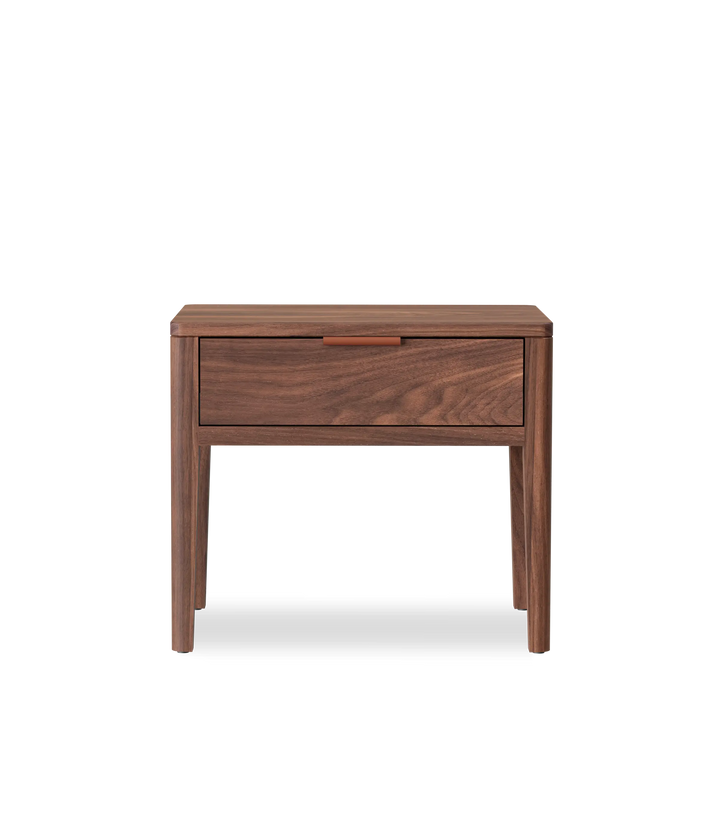 Walnut w/Brown leather pull