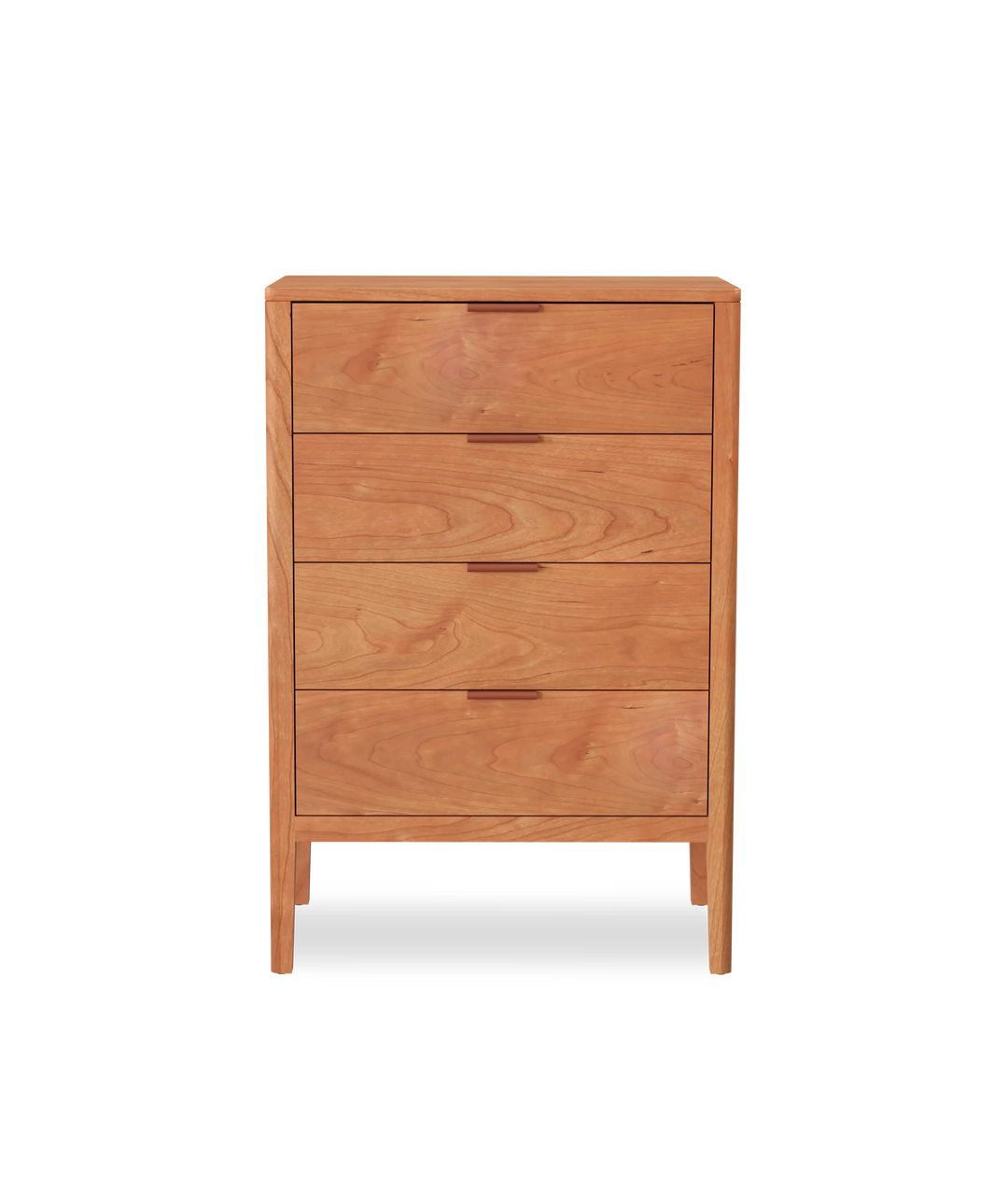 Cherry w/Brown leather pulls