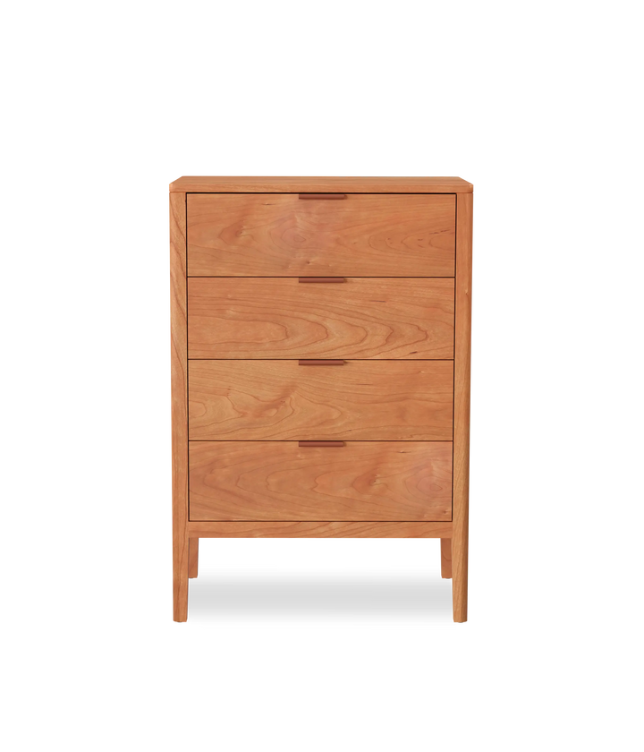 Cherry w/Brown leather pulls