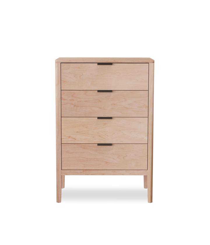 Maple w/Black leather pulls