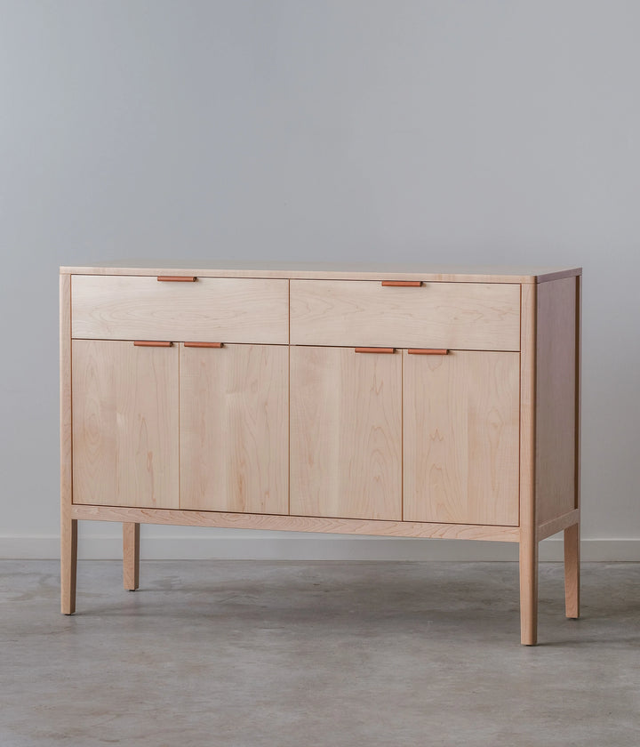 Maple w/Brown Leather pulls