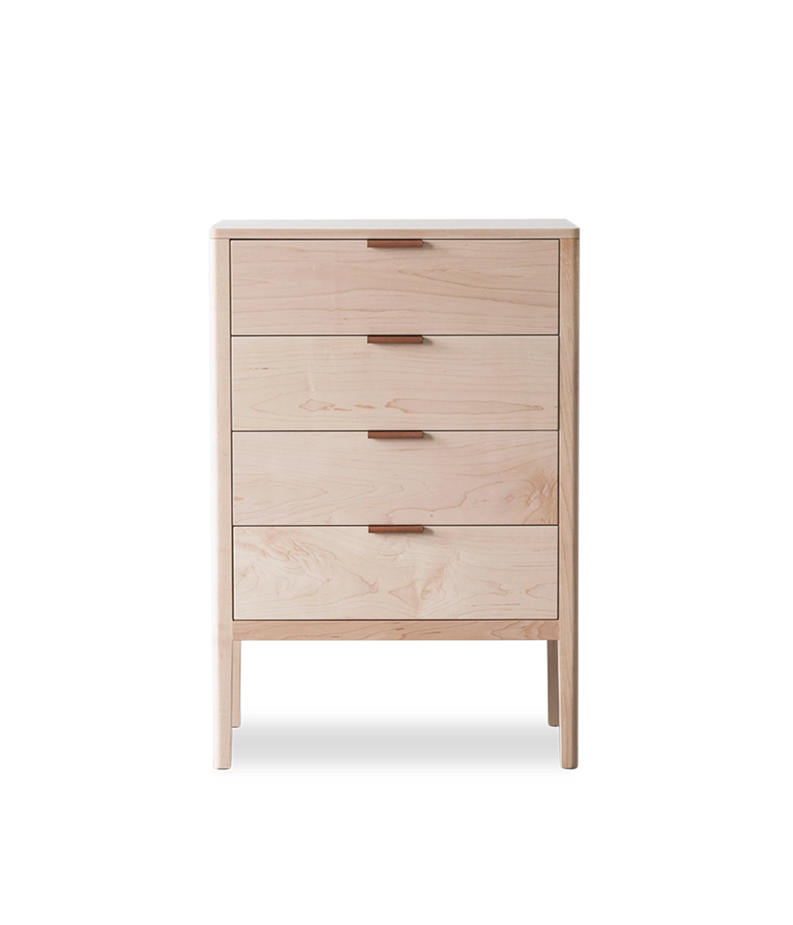 Maple w/Brown leather pulls