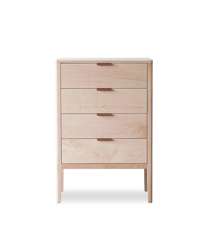 Maple w/Brown leather pulls