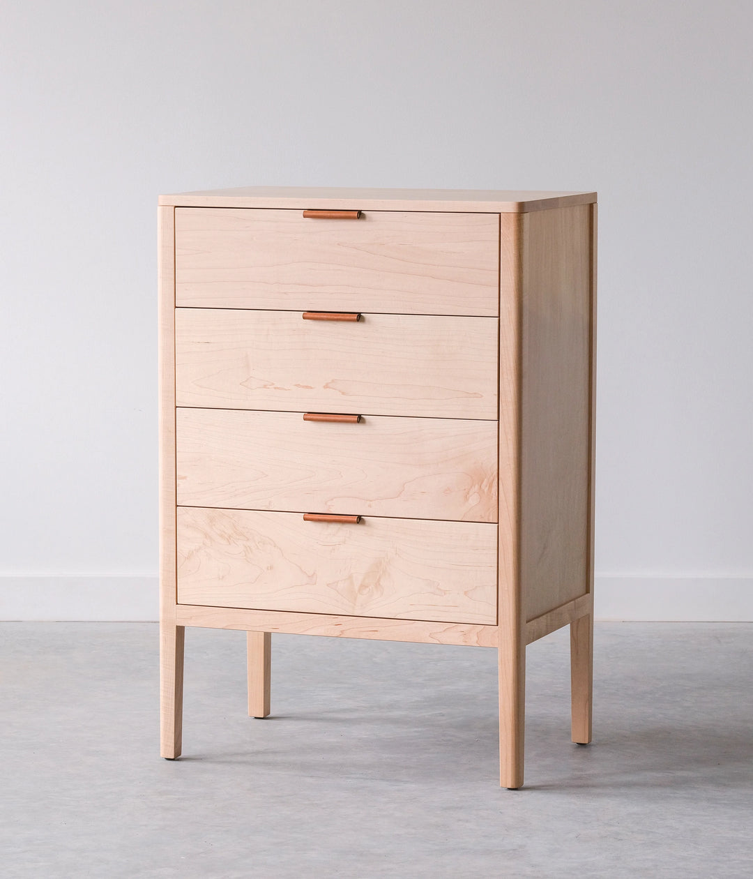 Maple w/Brown leather pulls