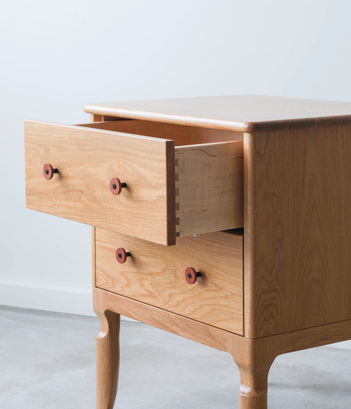 White oak Condesa Nightstand - 113992 - IN STOCK