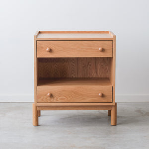 White oak Atwater Nightstand (Updated design) - 113383 - IN STOCK