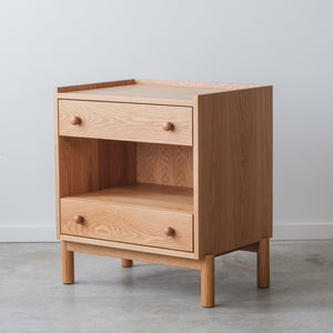 White oak Atwater Nightstand (Updated design) - 113383 - IN STOCK