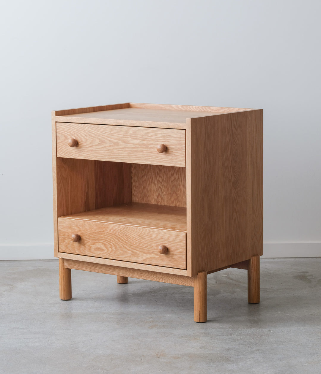 White oak Atwater Nightstand (Updated design) - 113383 - IN STOCK