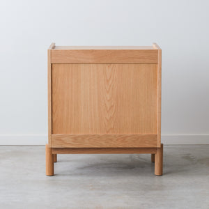 White oak Atwater Nightstand (Updated design) - 113383 - IN STOCK