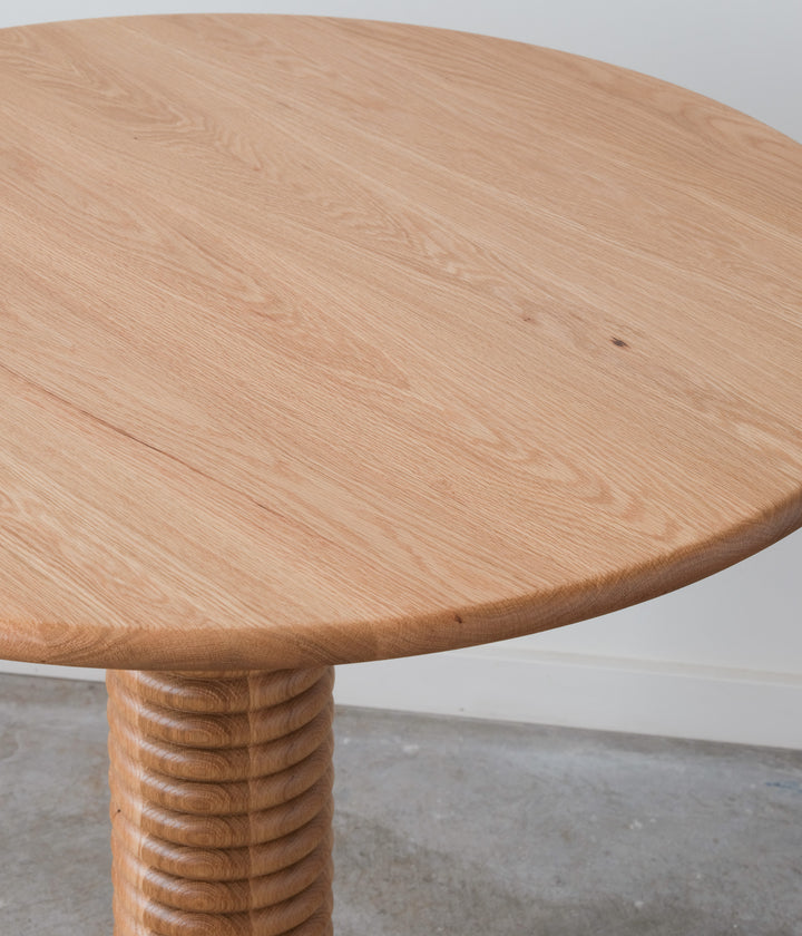 White Oak Marin Pedestal Table - 113677 - IN STOCK