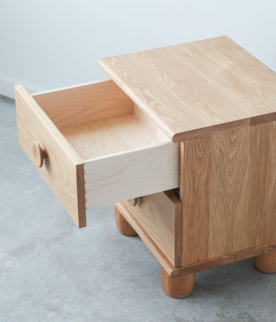 White oak Marie Nightstand - 114352 - IN STOCK