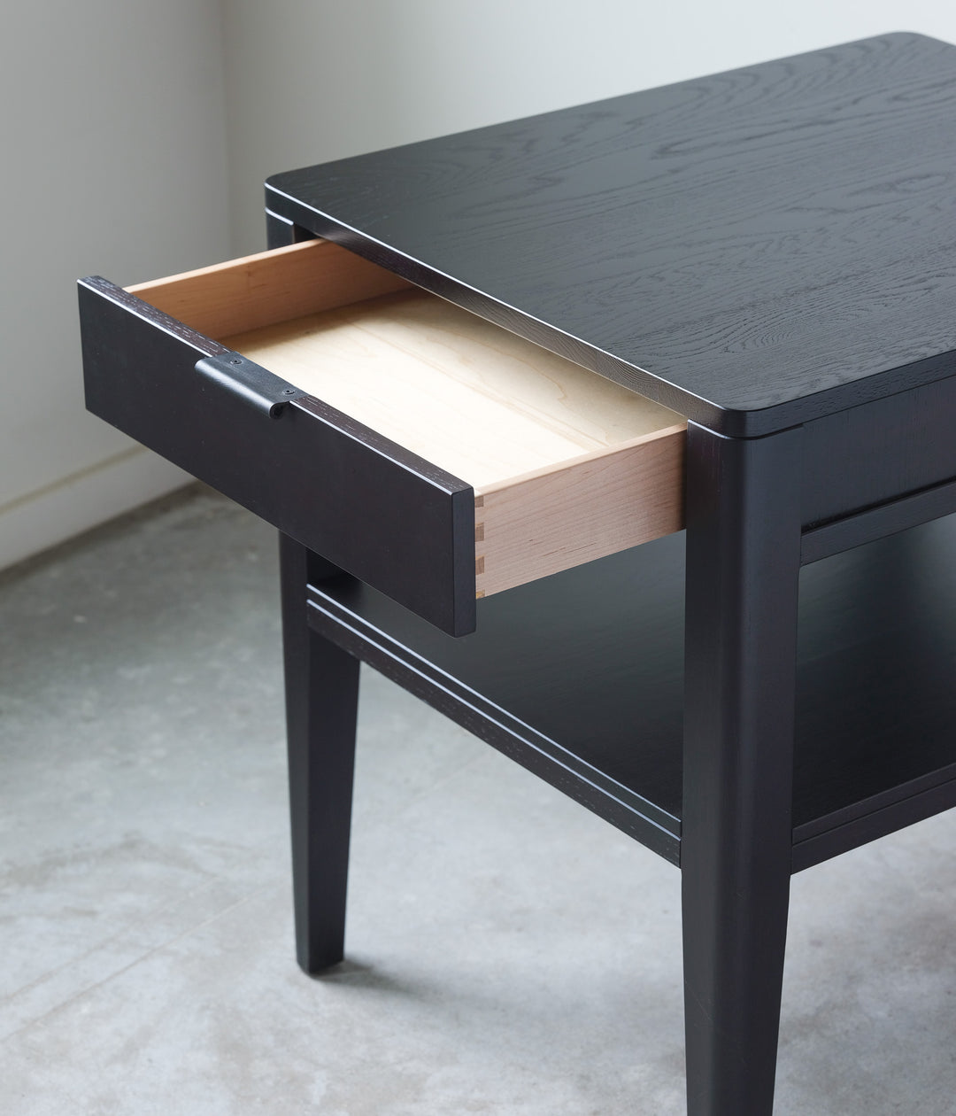 In stock Charcoal custom Avers End Table 114096