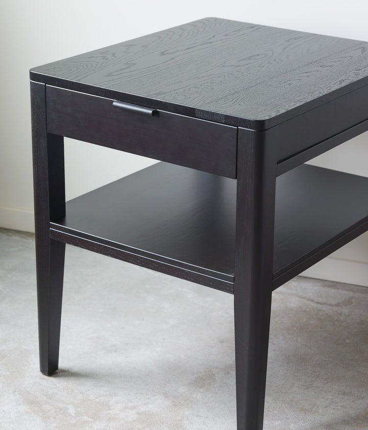 In stock Charcoal custom Avers End Table 114096