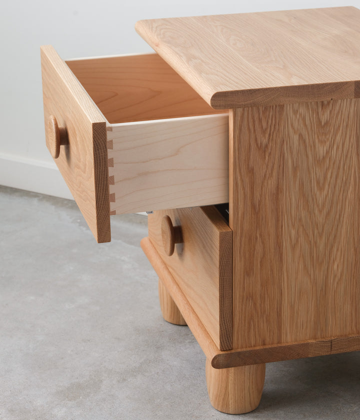 White oak Marie Nightstand - 114352 - IN STOCK