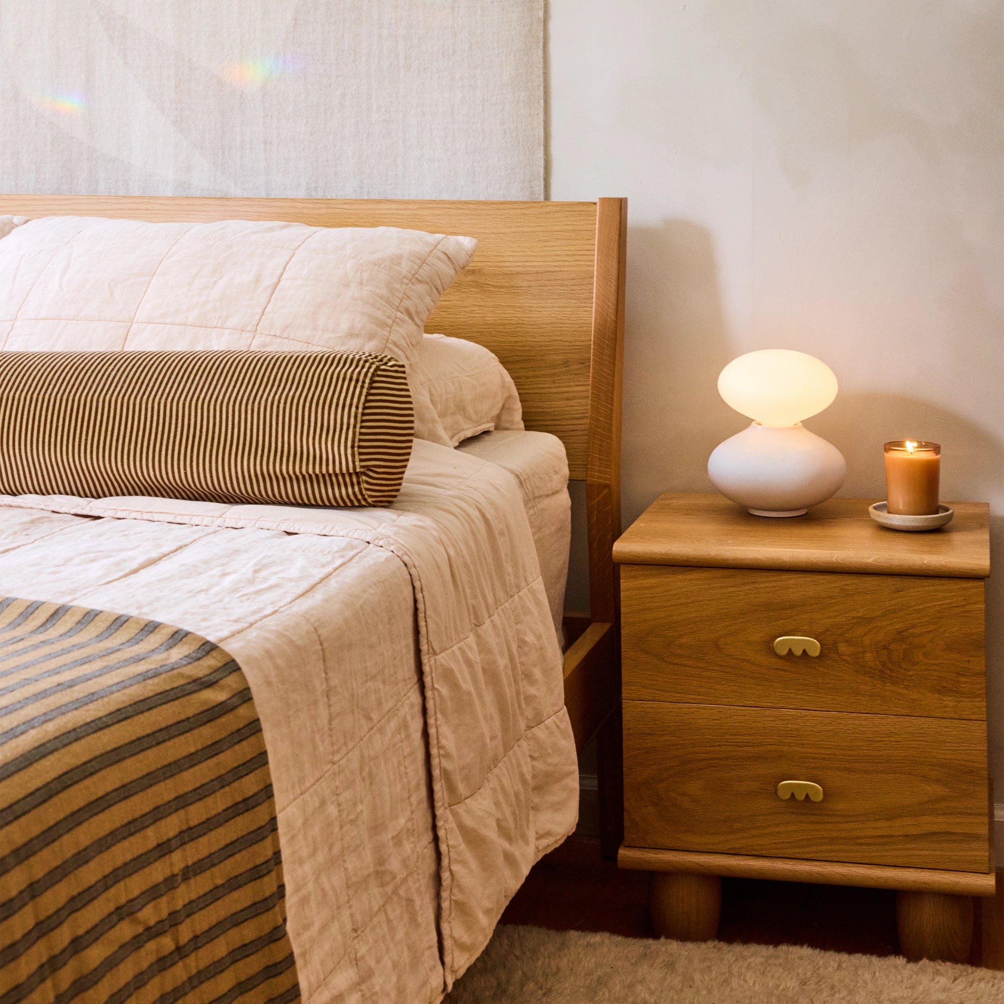 Fulton Bed White oak