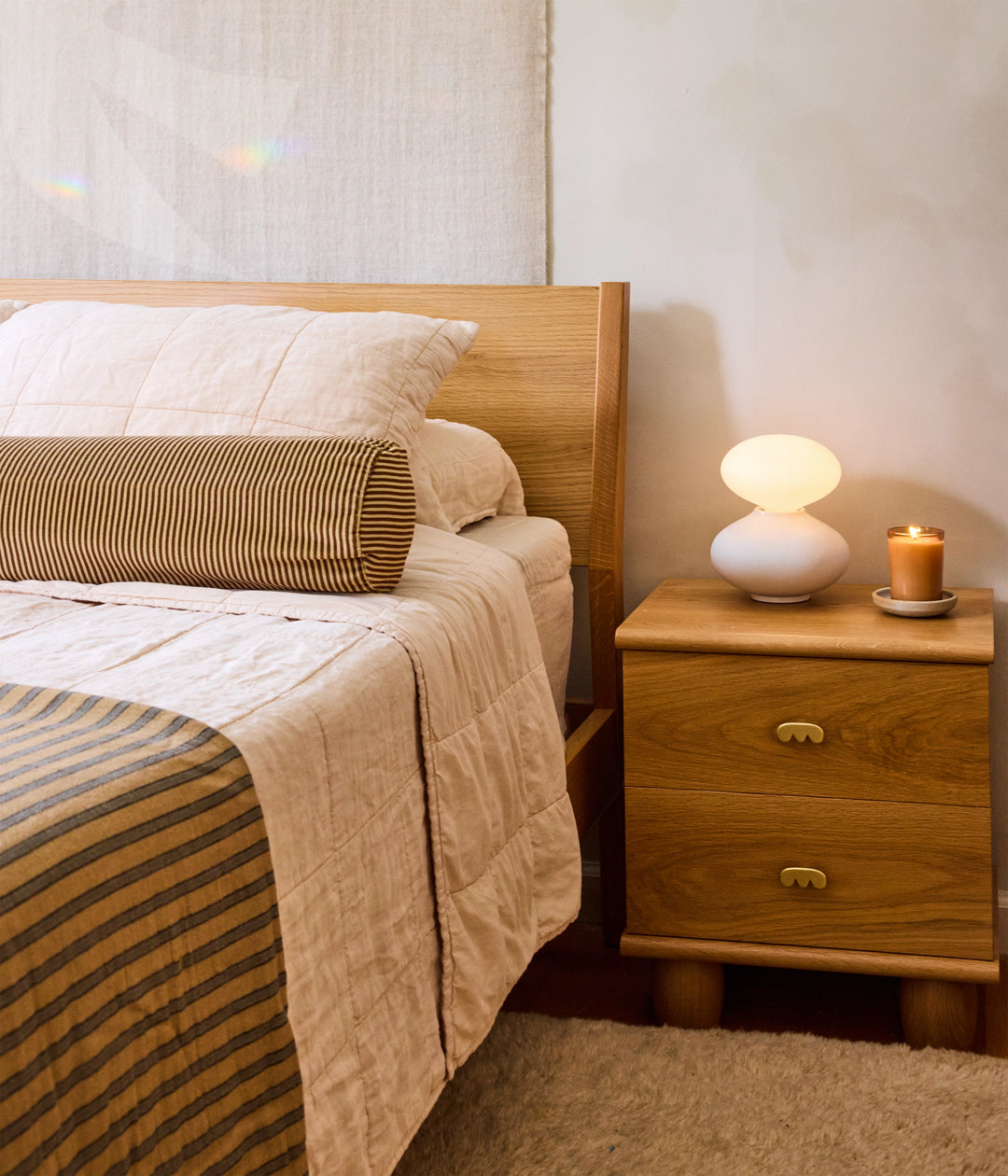 Fulton Bed White oak