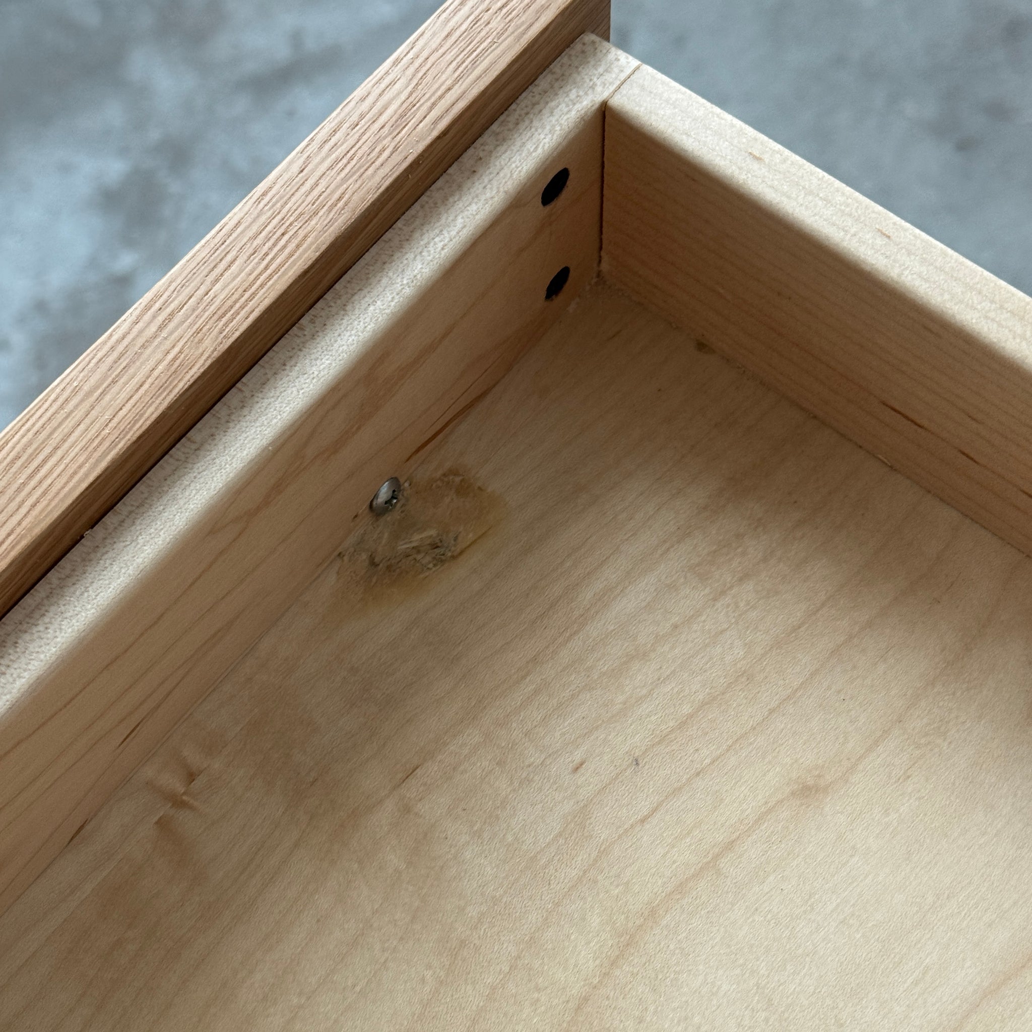 White oak Atwater Nightstand (Updated design) - 113383 - IN STOCK