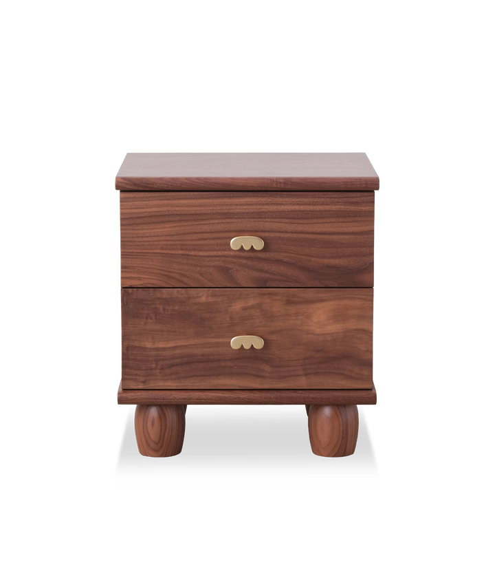 Walnut smaller size 2 drawer