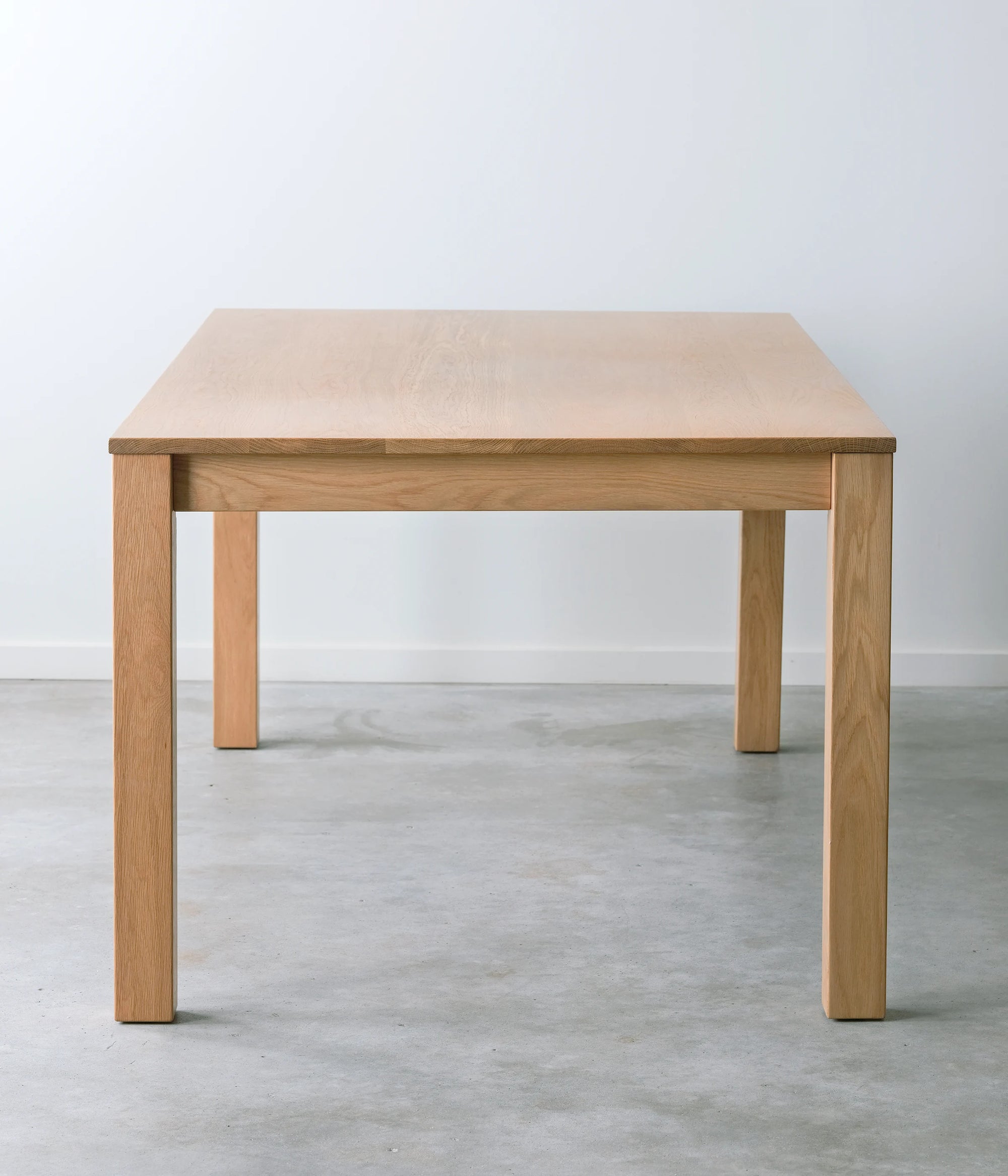 White oak extending dining table deals